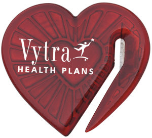 Promotional Letter Openers: Heart Letter Slitter